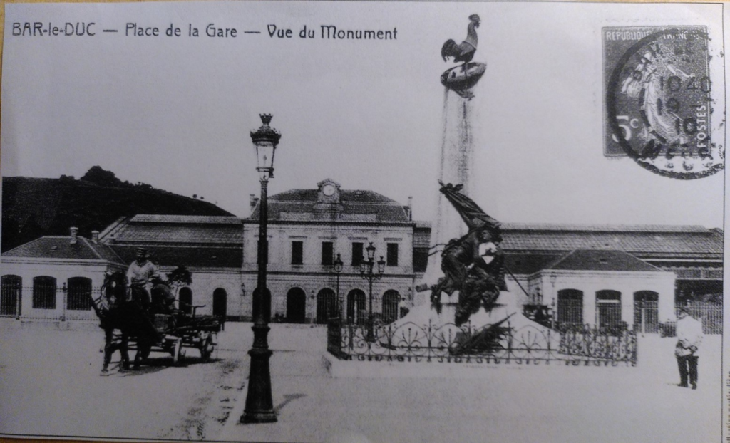 Carte postale ancienne de la gare de Bar-le-Duc