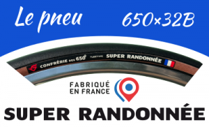 Panneau pneu Confrérie des 650 Super Randonnée